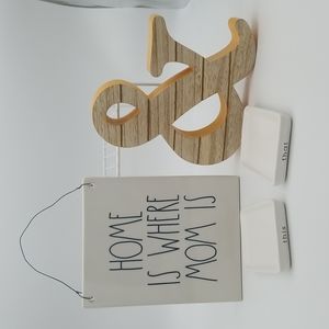 Misc Rae Dunn & Target Dollar Spot 4pc Home Lot